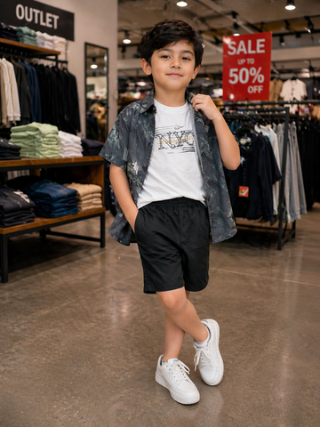 Boy's Printed 3pc Suit