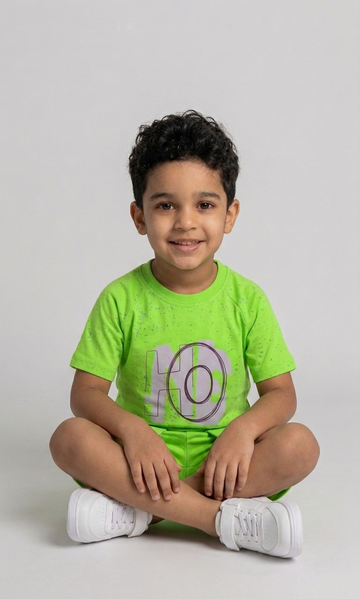 Boy's Printed 2 Pc Suiting