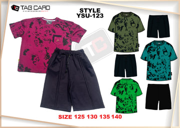 Boy's Printed 2PC Suiting