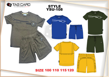 Boy's Printed 2PC Suiting
