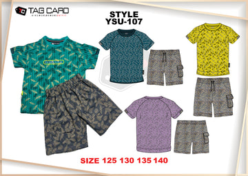 Boy's Printed 2PC Suiting