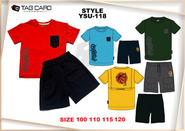 Boy's Printed 2PC Suiting