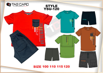 Boy's Printed 2PC Suiting