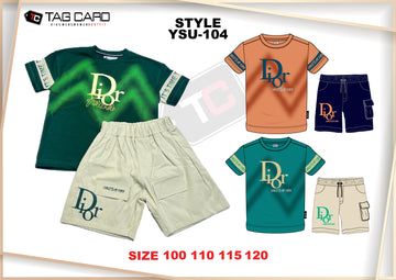 Boy's Printed 2PC Suiting
