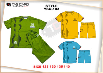 Boy's Printed 2PC Suiting
