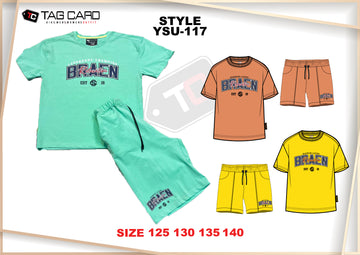 Boy's Printed 2PC Suiting