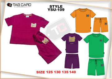 Boy's Printed 2PC Suiting