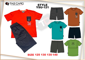 Boy's Printed 2PC Suiting