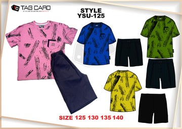 Boy's Printed 2PC Suiting