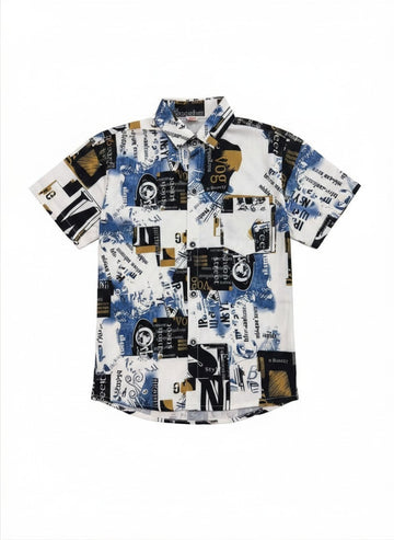 Boy's Printed 3 Pc Suiting
