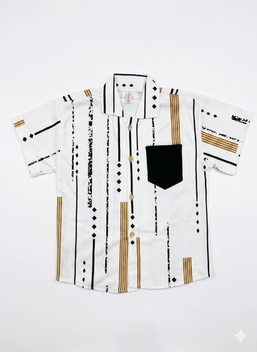 Boy's Printed 3 Pc Suiting