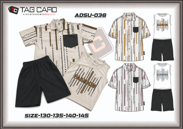 Boy's Printed 3Pc Suiting